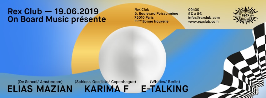 On Board Music: Elias Mazian, Karima F, E-Talking Cover