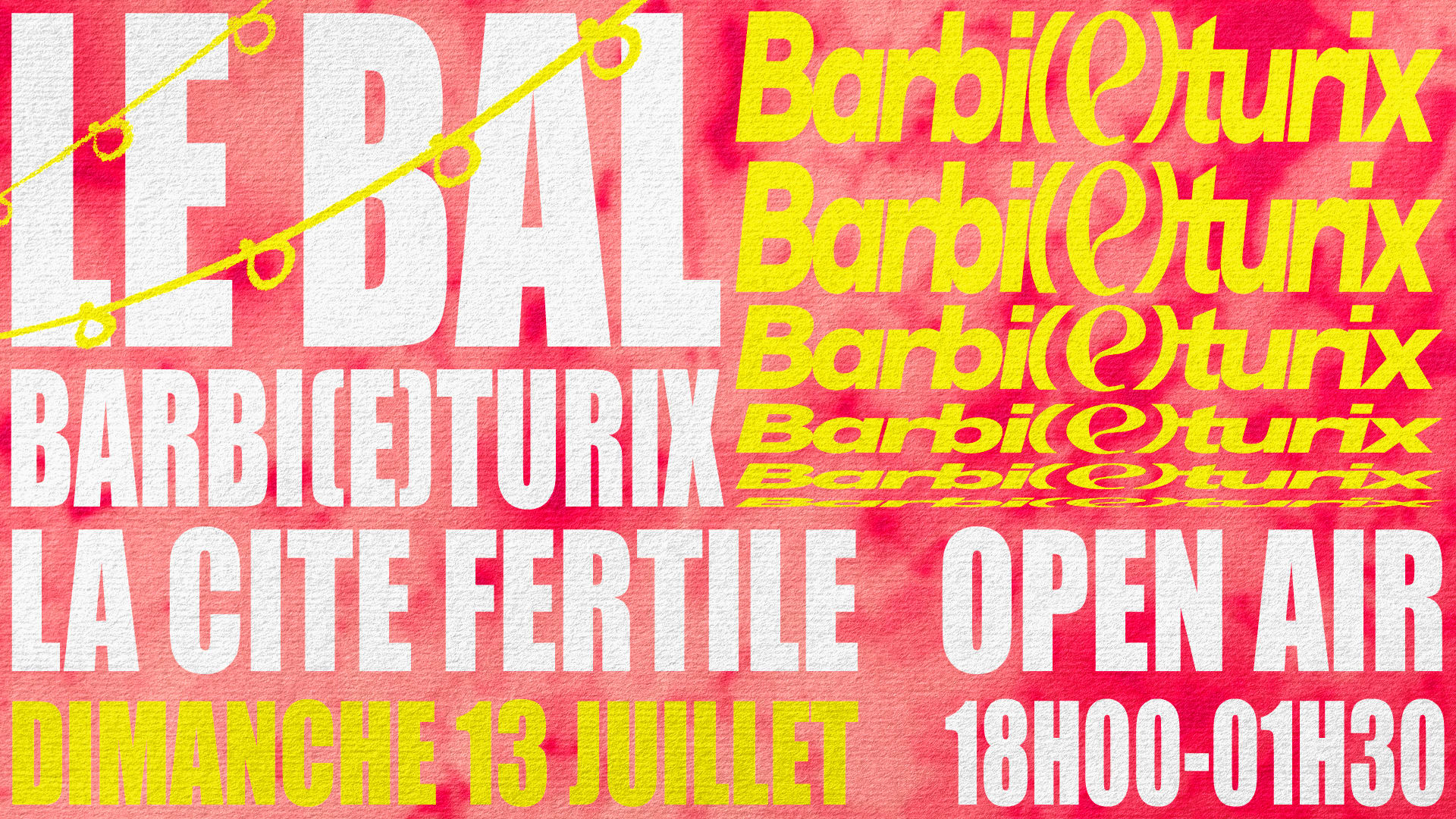 Le Bal Barbi(E)Turix X La Cité Fertile Cover