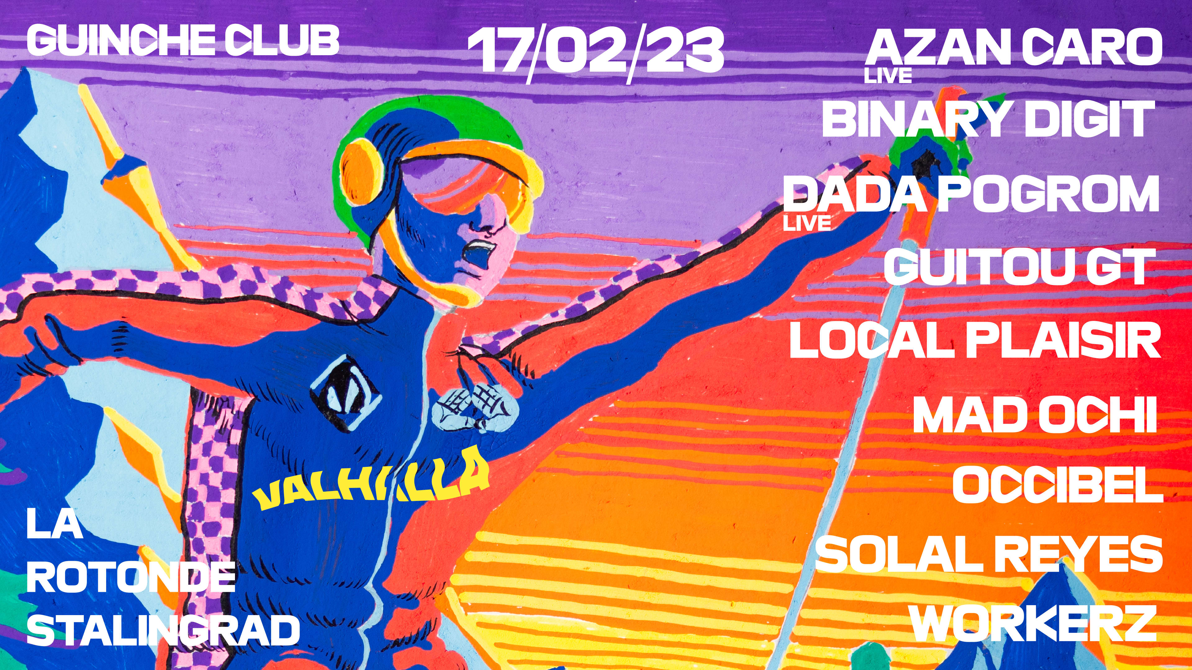 Valhalla Guinche Club W/ Binary Digit, Occibel, Solal Reyes Cover