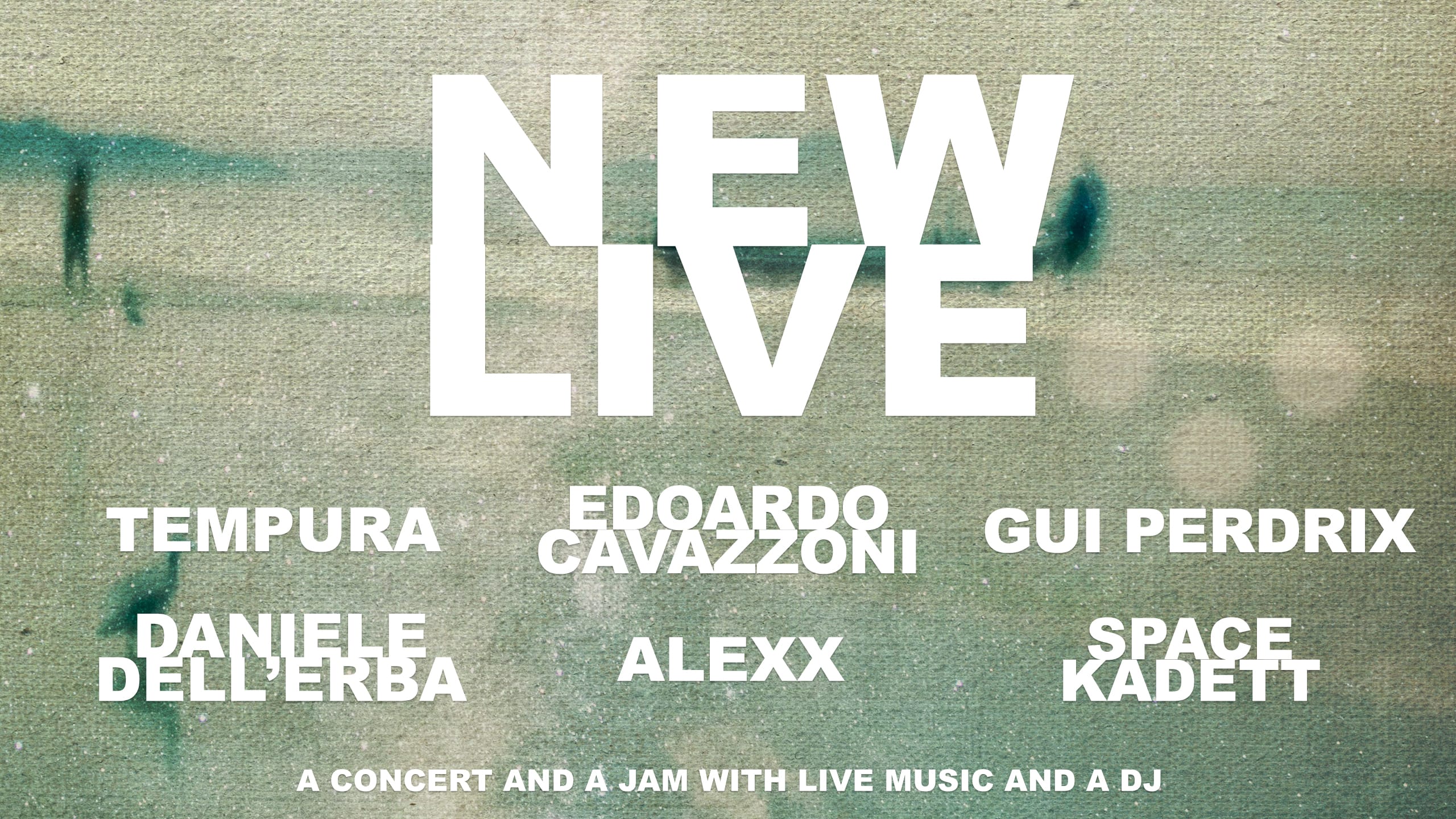 New Live W/ Tempura, Edoardo Cavazzoni, Gui Perdrix Sat16nov Cover