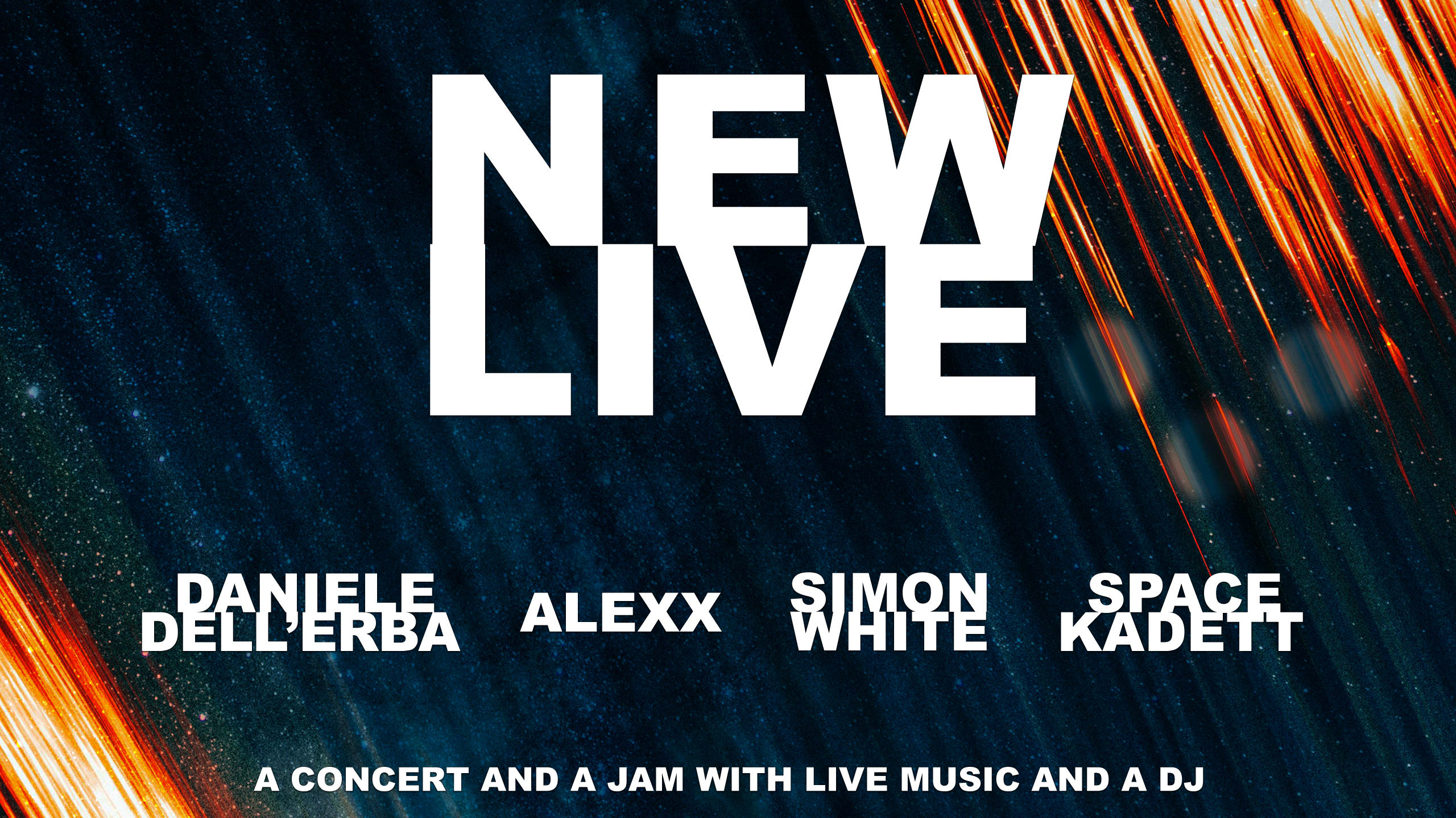 New Live W/ Daniele Dell'erba, Alexx, & Simon White - 18july Cover