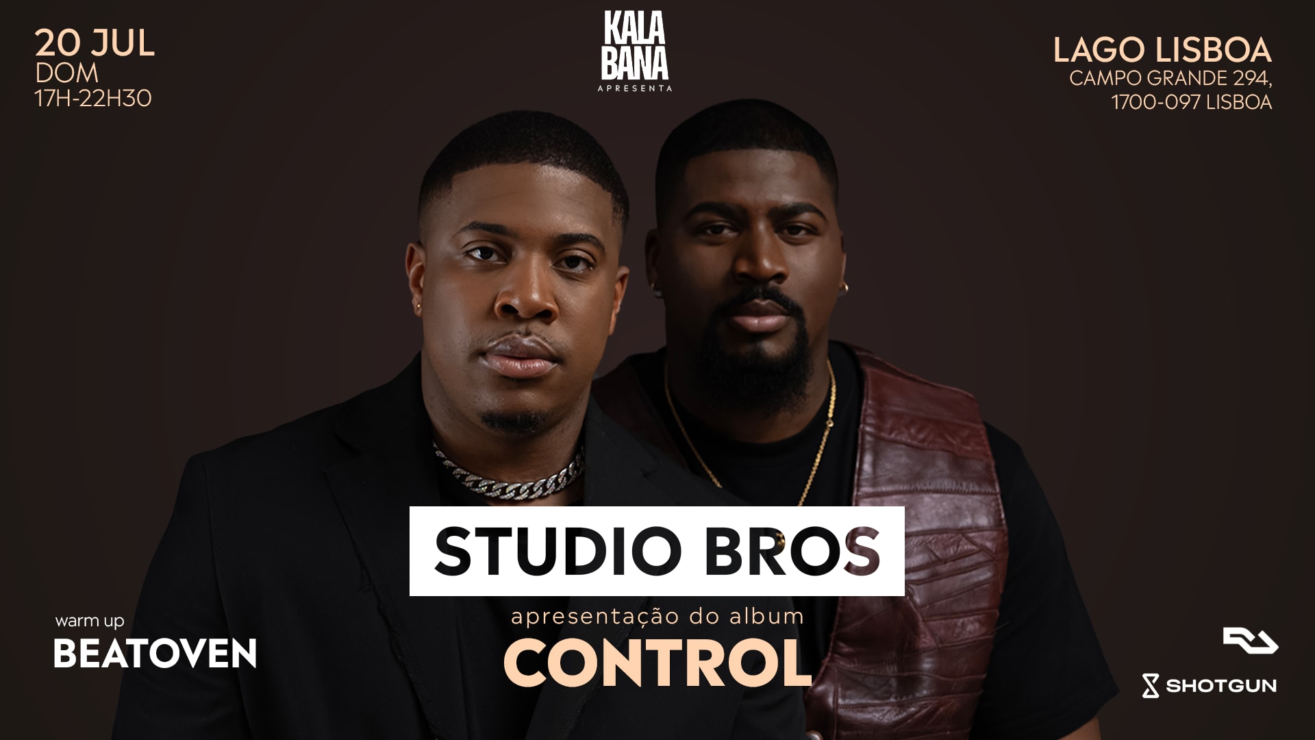 Studio Bros - Apresentação Do Album Control Cover