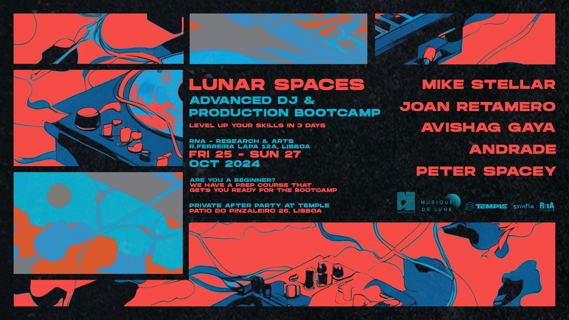 Lunar Spaces | Djing & Production Bootcamp In Lisbon Cover