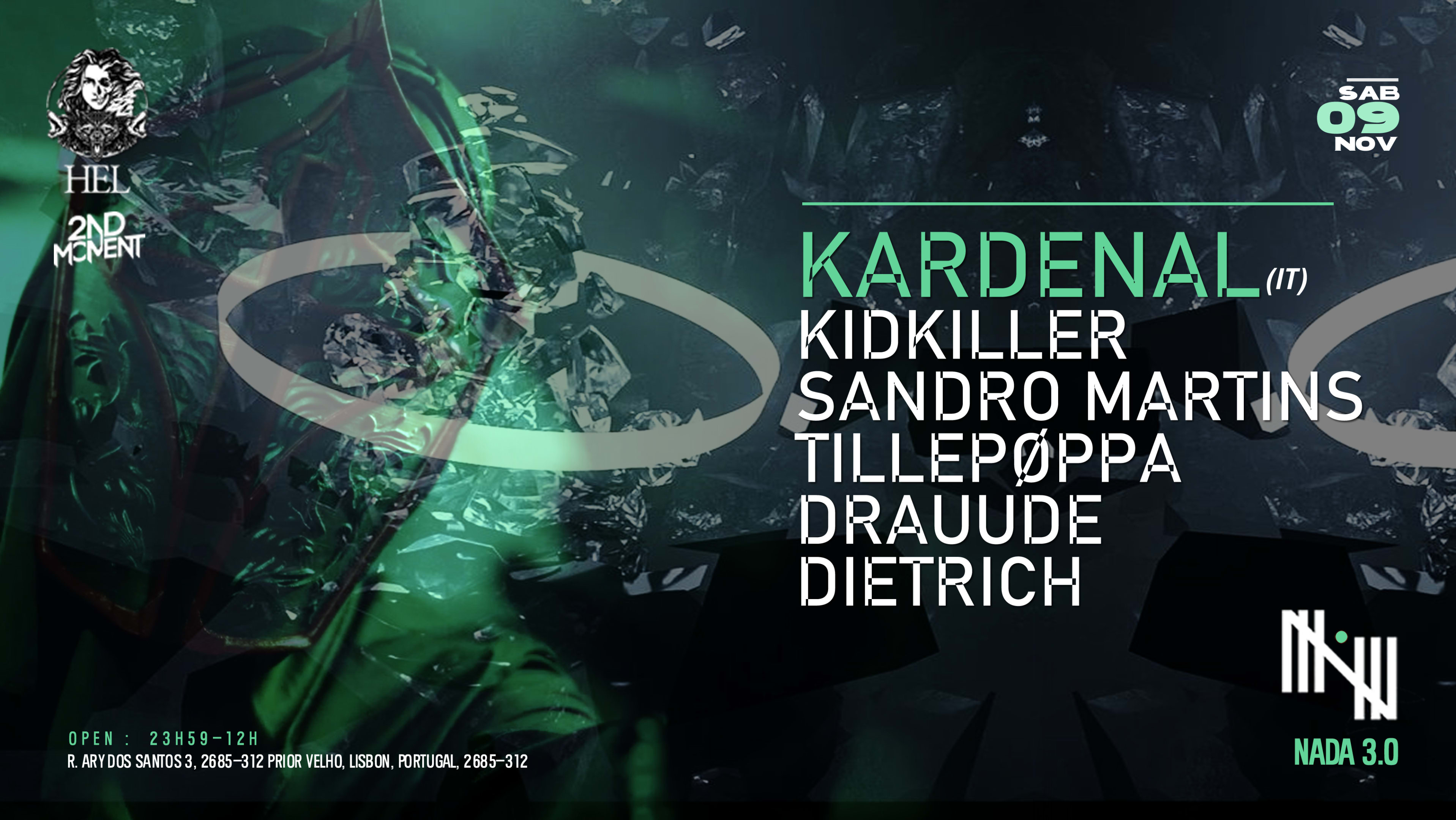 2ndmoment & Hel Pres.: Kardenal X Sandro Martins X Kidkiller Cover