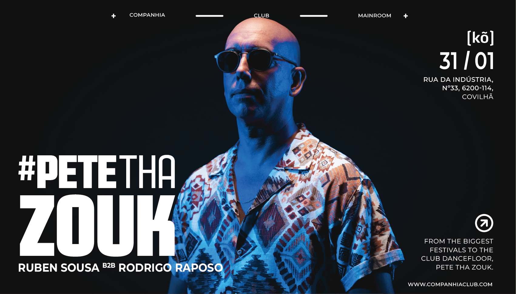 Pete Tha Zouk At Companhia Club Cover