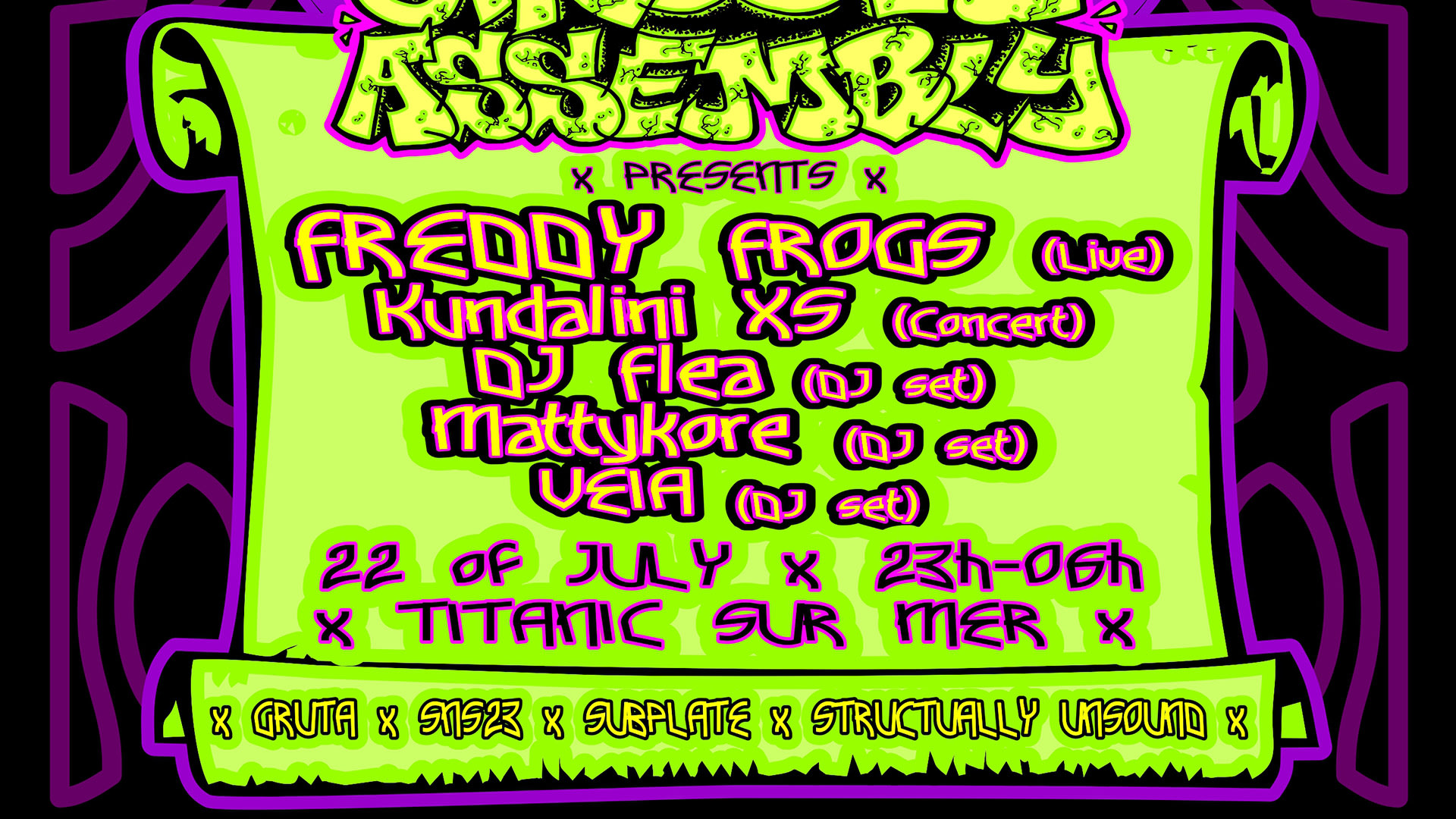 Pirate's Groove Assembly @ Titanic Sur Mer Cover