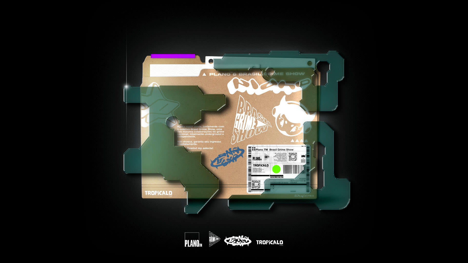 Plano Tm X Brasil Grime Show X Zona Exp Cover