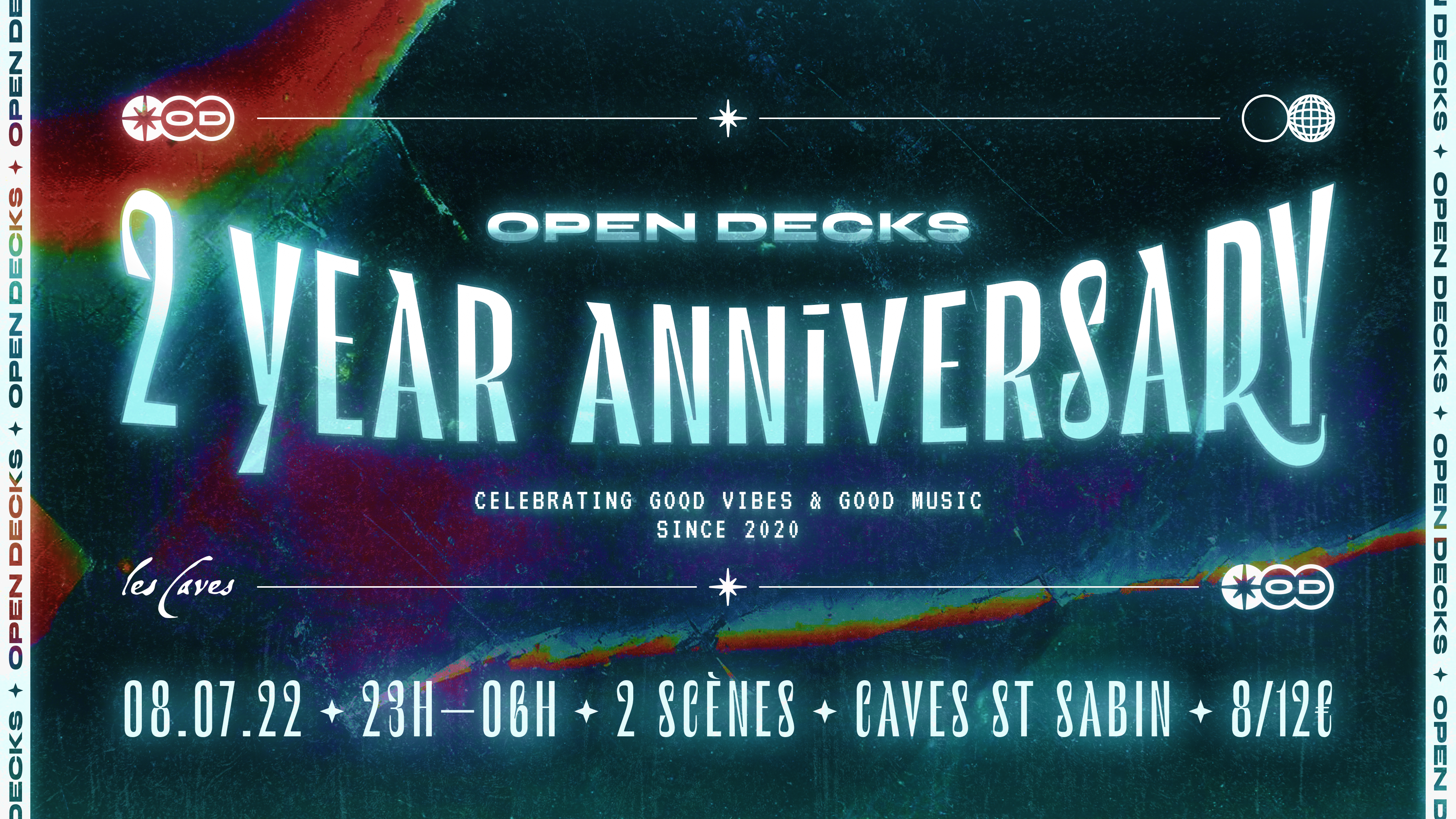 Open Decks ✦ 2 Year Anniversary Cover