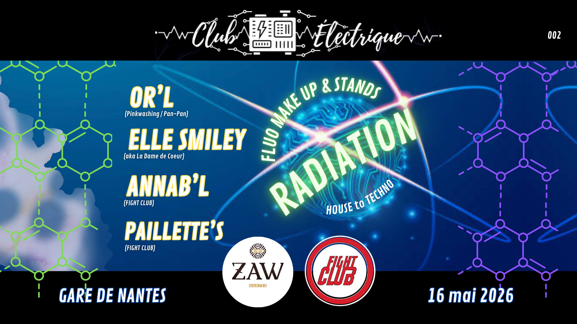 Club Électrique 002 : Radiation Cover