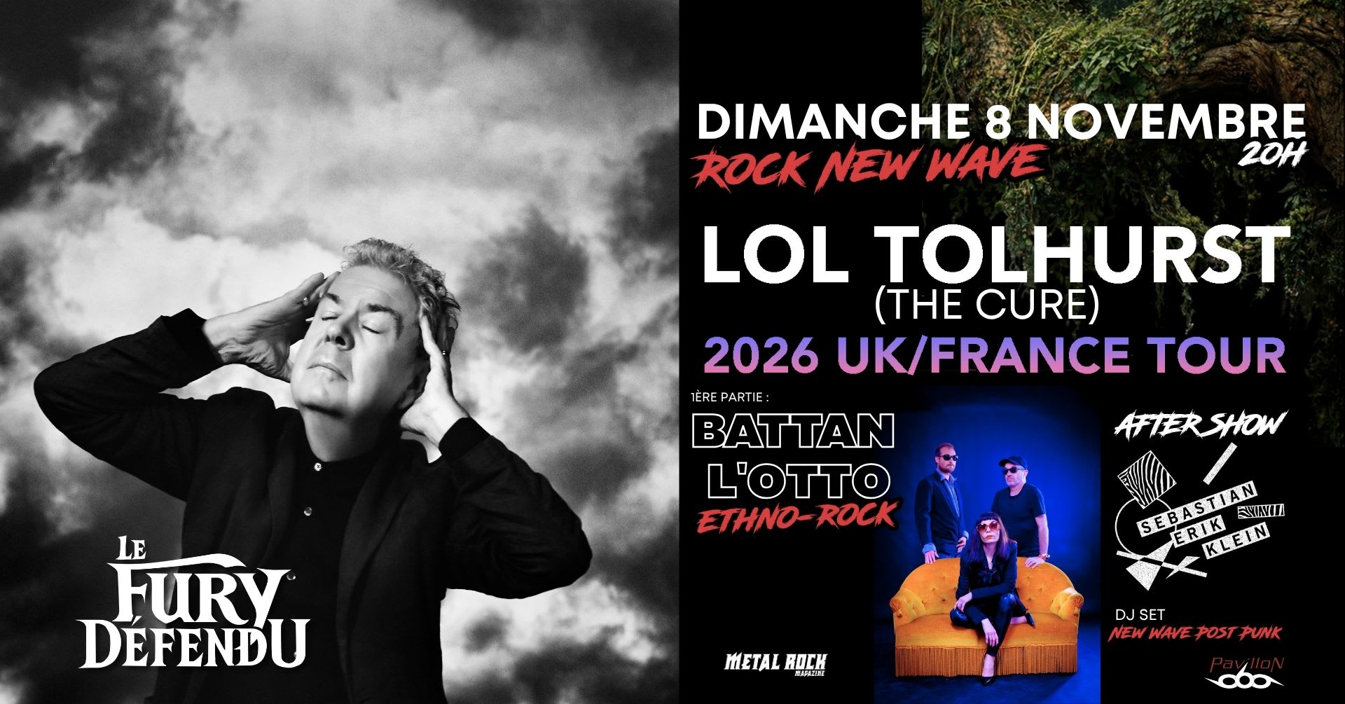 Lol Tolhurst(The Cure)/ Battan L'otto / Sebastian Erik Klein Cover