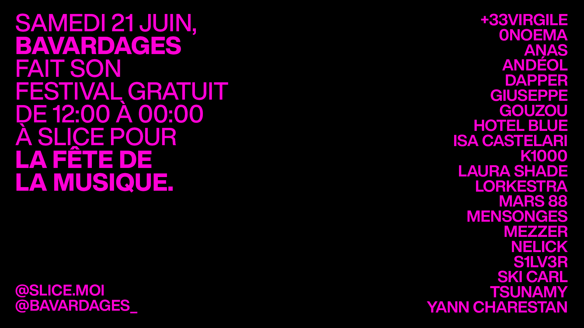 Fête De La Musique : Bavardages Cover