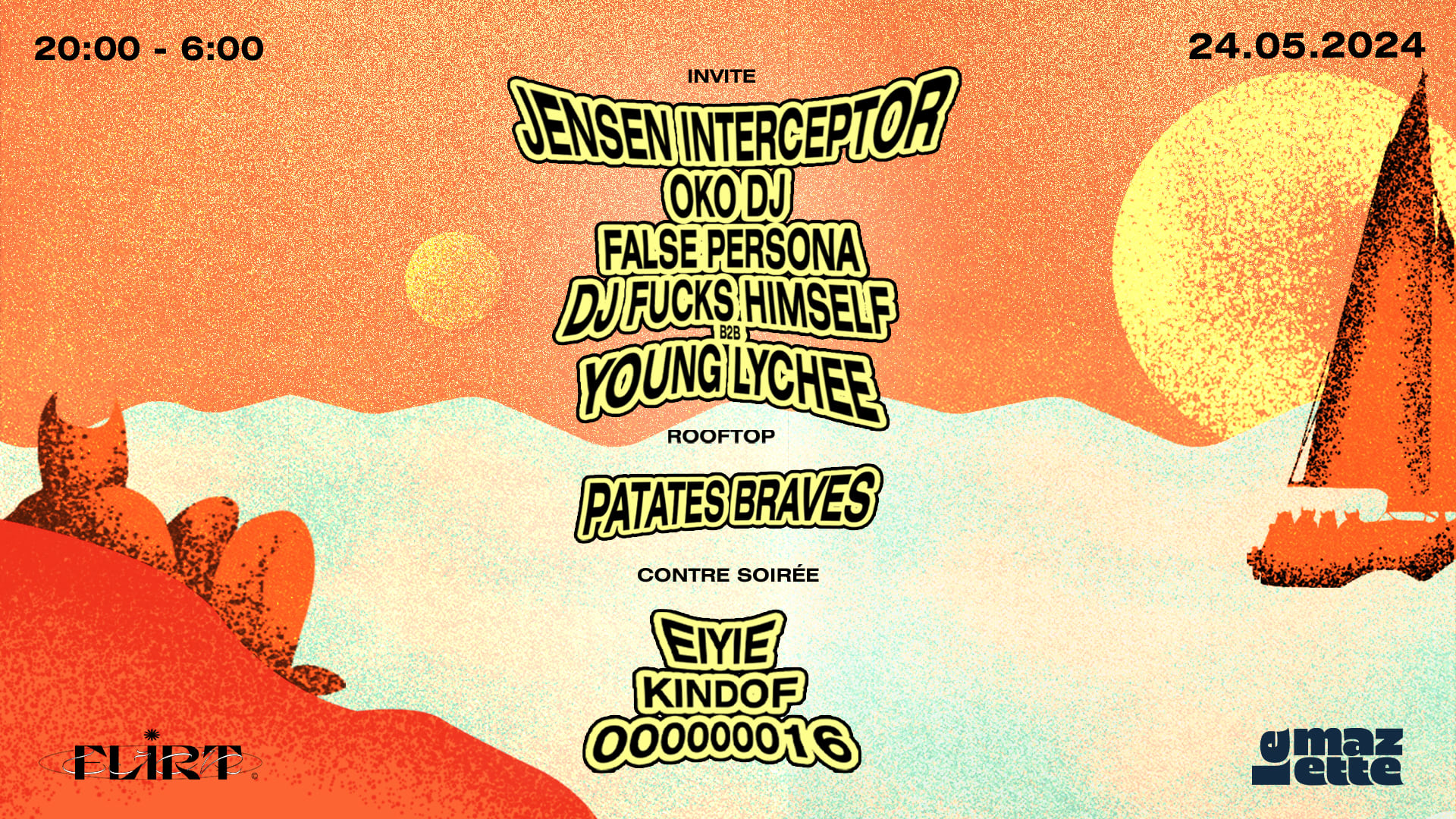 Flirt : Jensen Interceptor, Oko Dj, False Persona & More Cover