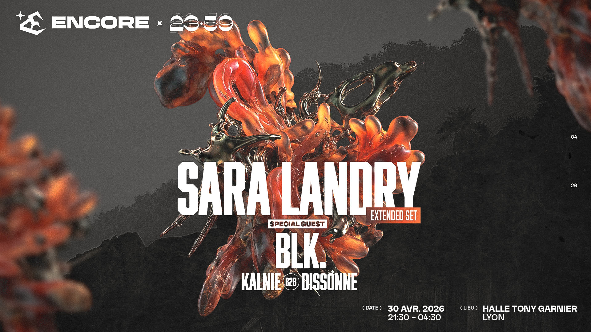 Encore X 23:59 : Sara Landry Extended Set, Blk. & More Cover