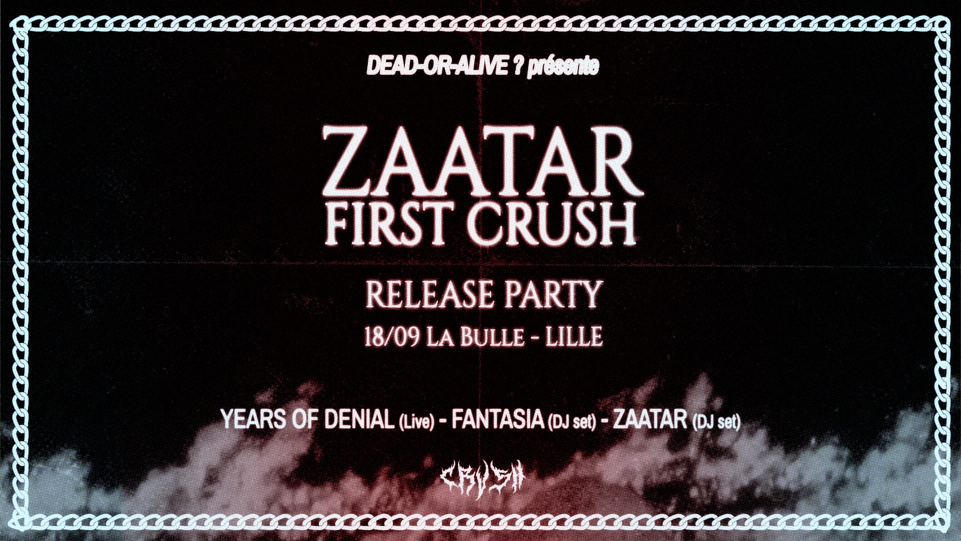 (Sold Out)Dead-Or-Alive? Years Of Denial + Zaatar + Fantasia Cover