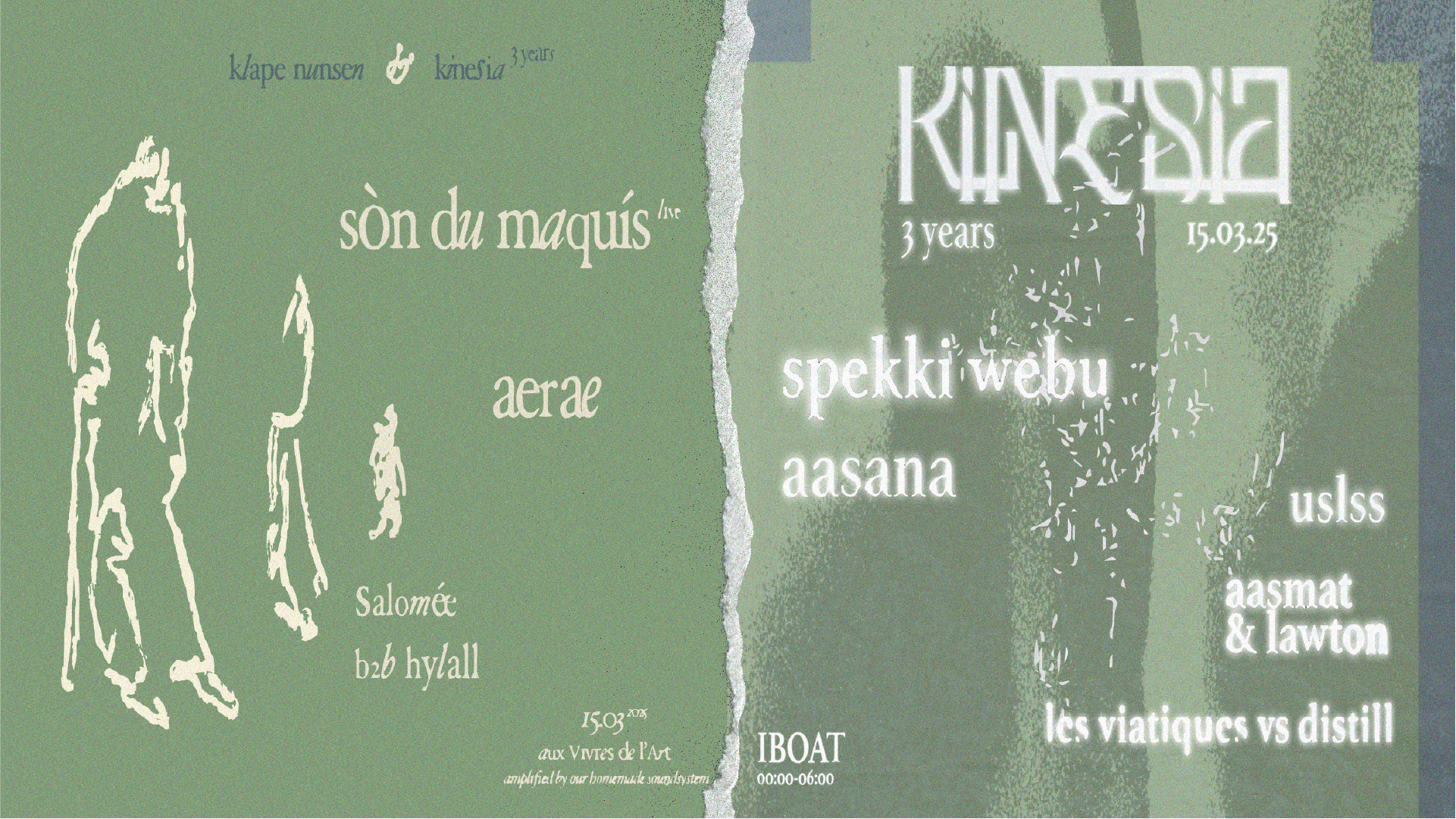 Kinesia 3 Years W/ Klape Nunsen (12 Hours Party) Cover
