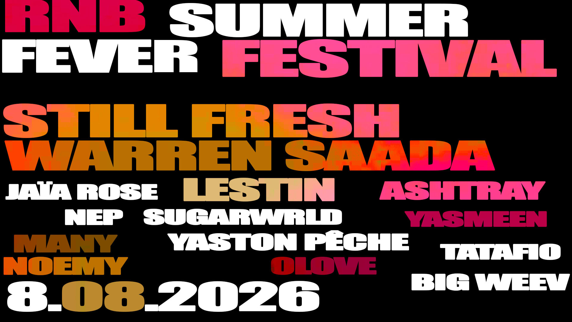 Rnb Summer Fever Festival Cover
