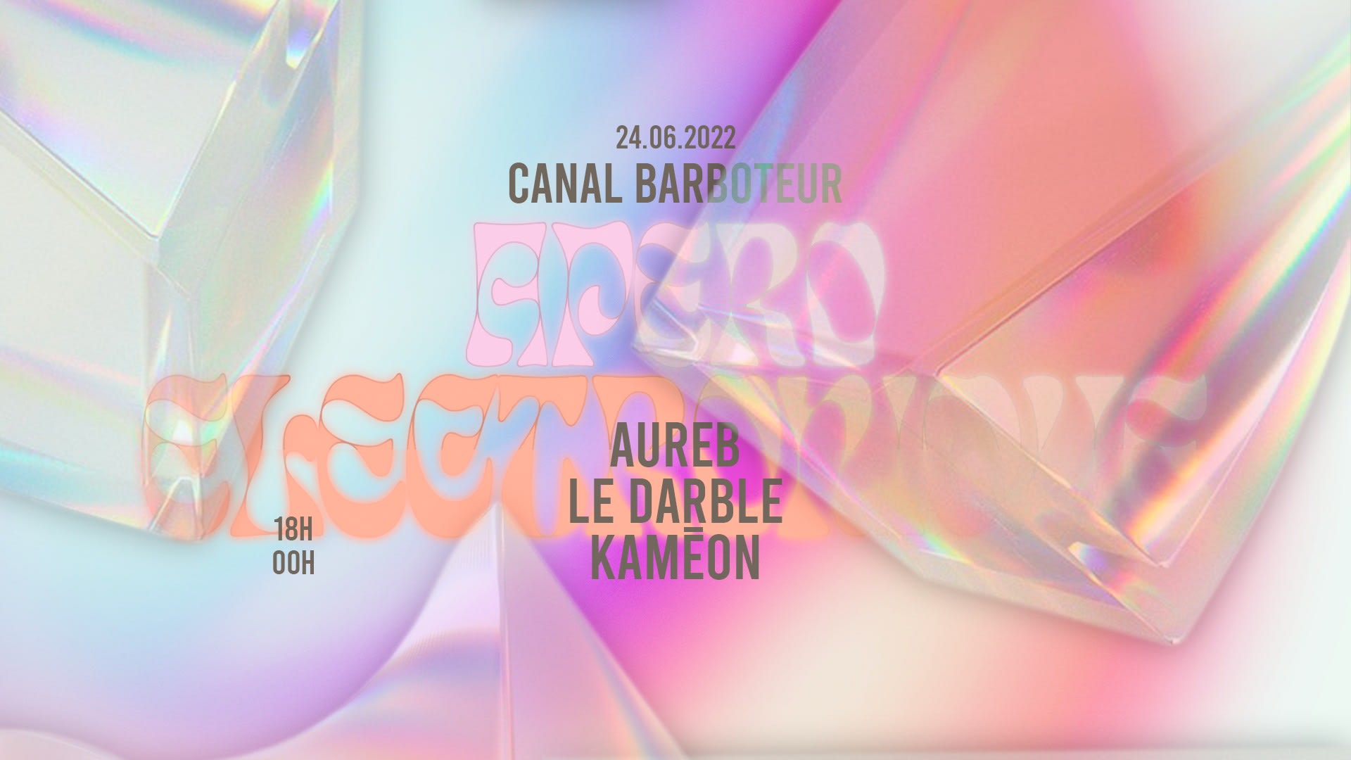 Open Air : Apéro Electronique Au Canal Barboteur (Gratuit) Cover