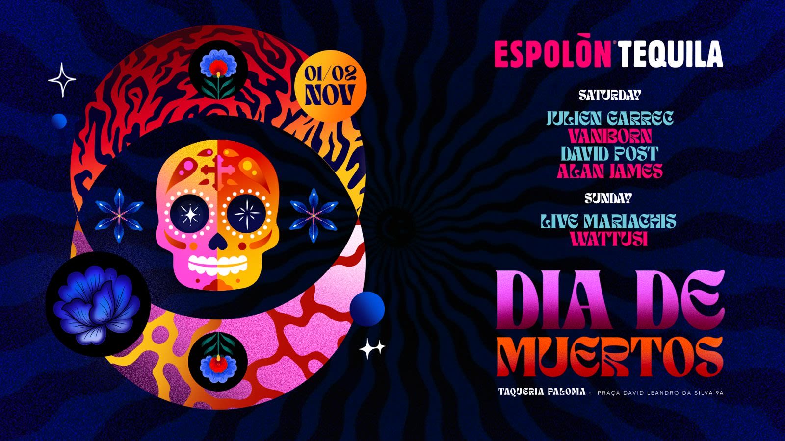 Día De Muertos X Taquería Paloma Anniversary - Nov 1st & 2nd Cover