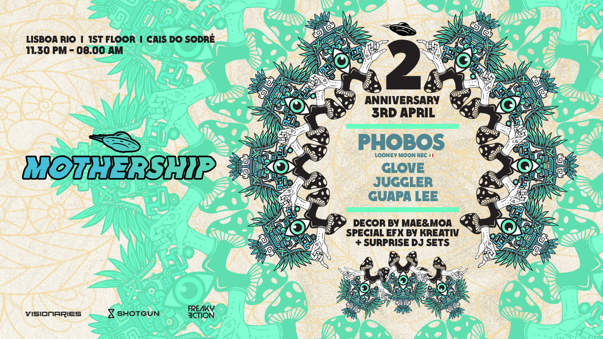Mothership 2nd Anniversary - 3 Apr Cover