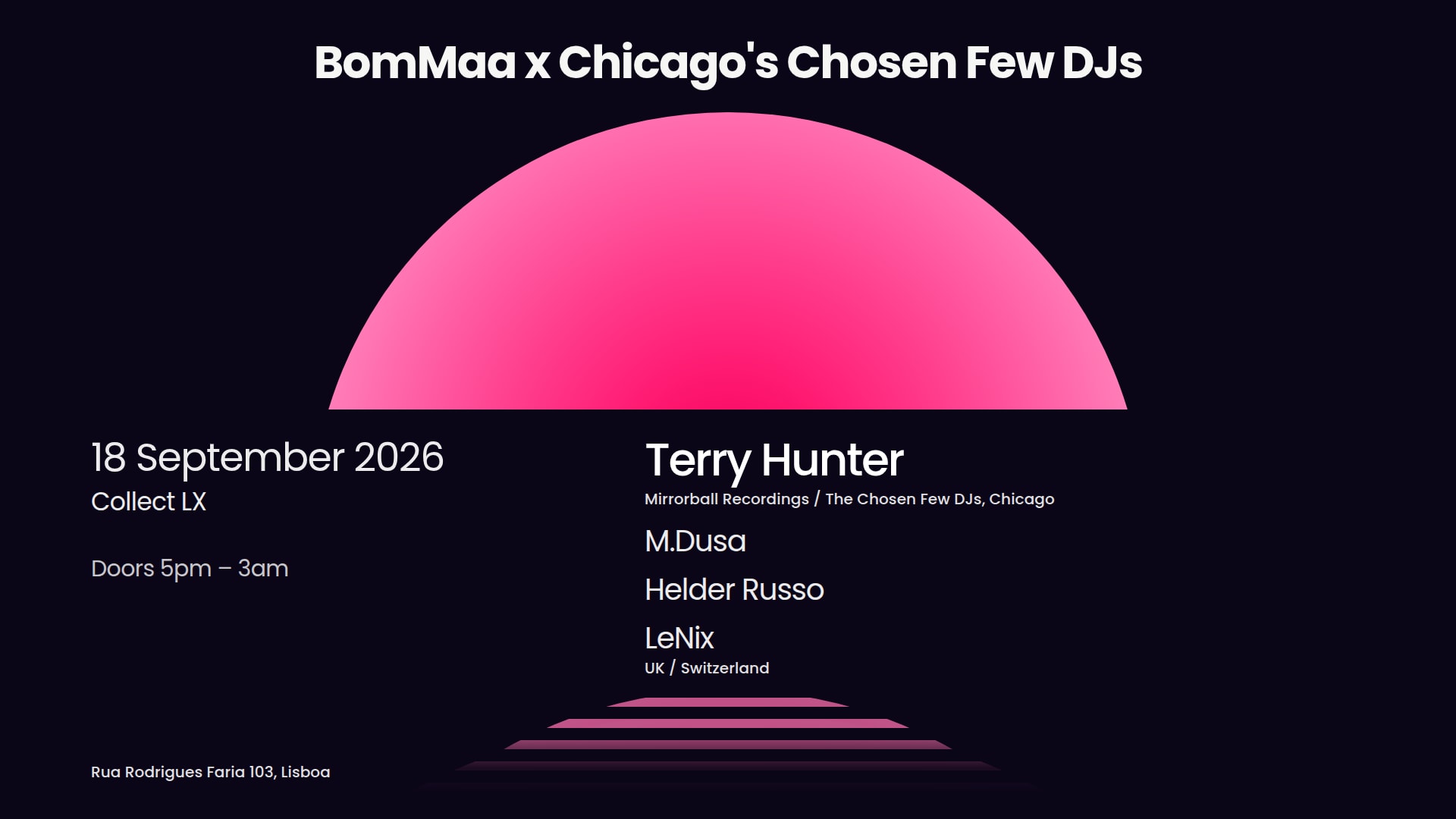 Terry Hunter @ Collect LX: Bommaa X Chicago's Chosen Few Djs Cover