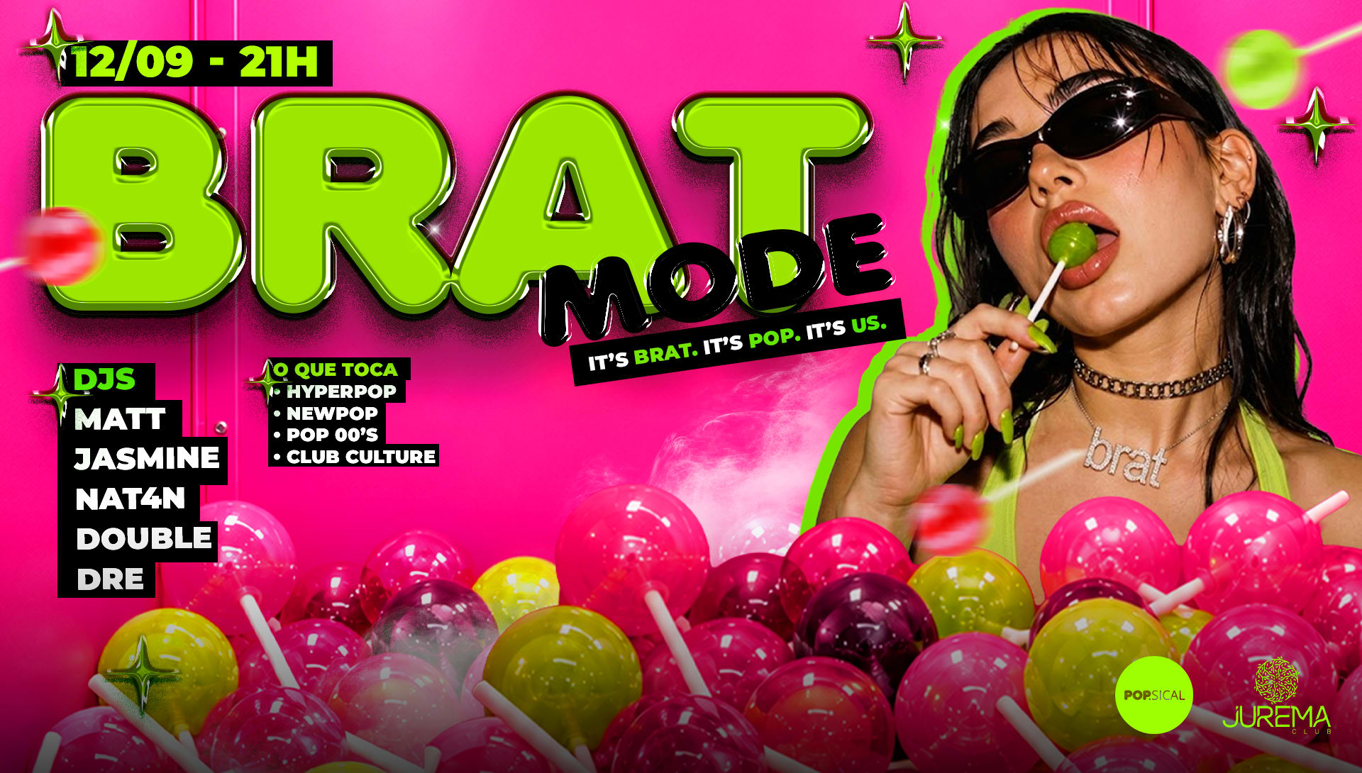 Pop.Sical Brat.Mode 💚 Cover