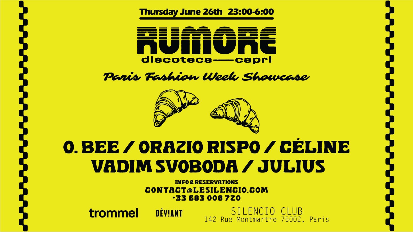 Rumore W/ O.Bee, Orazio Rispo, Céline, Vadim Svoboda, Julius Cover