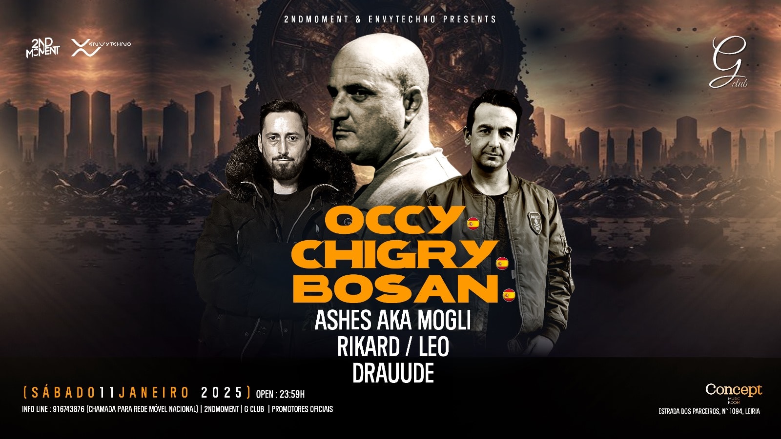 Techno Session W/ Occy & Special Guest's At G Club - Leiria Cover