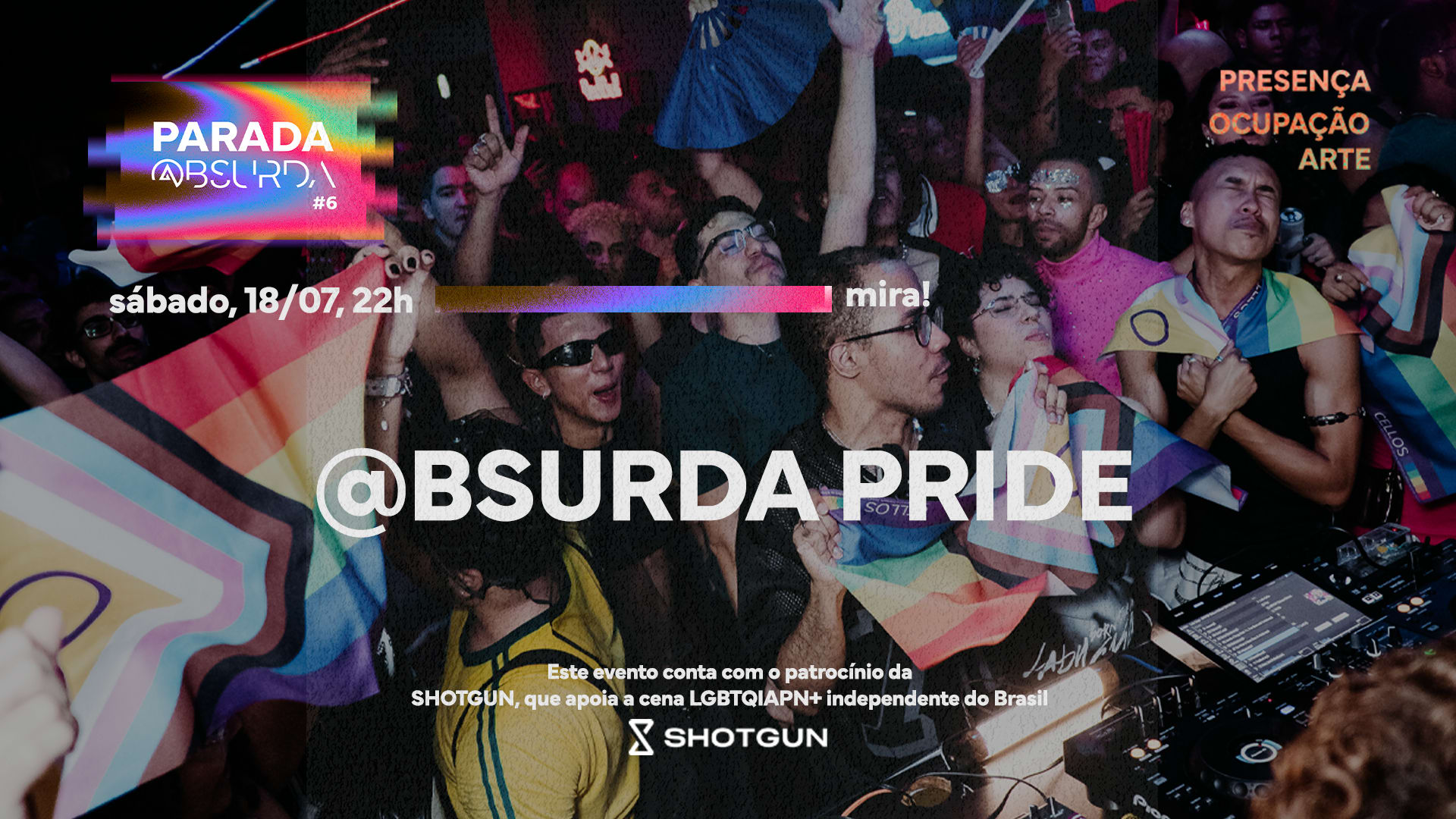 @Bsurda Pride 18/07 22h Cover