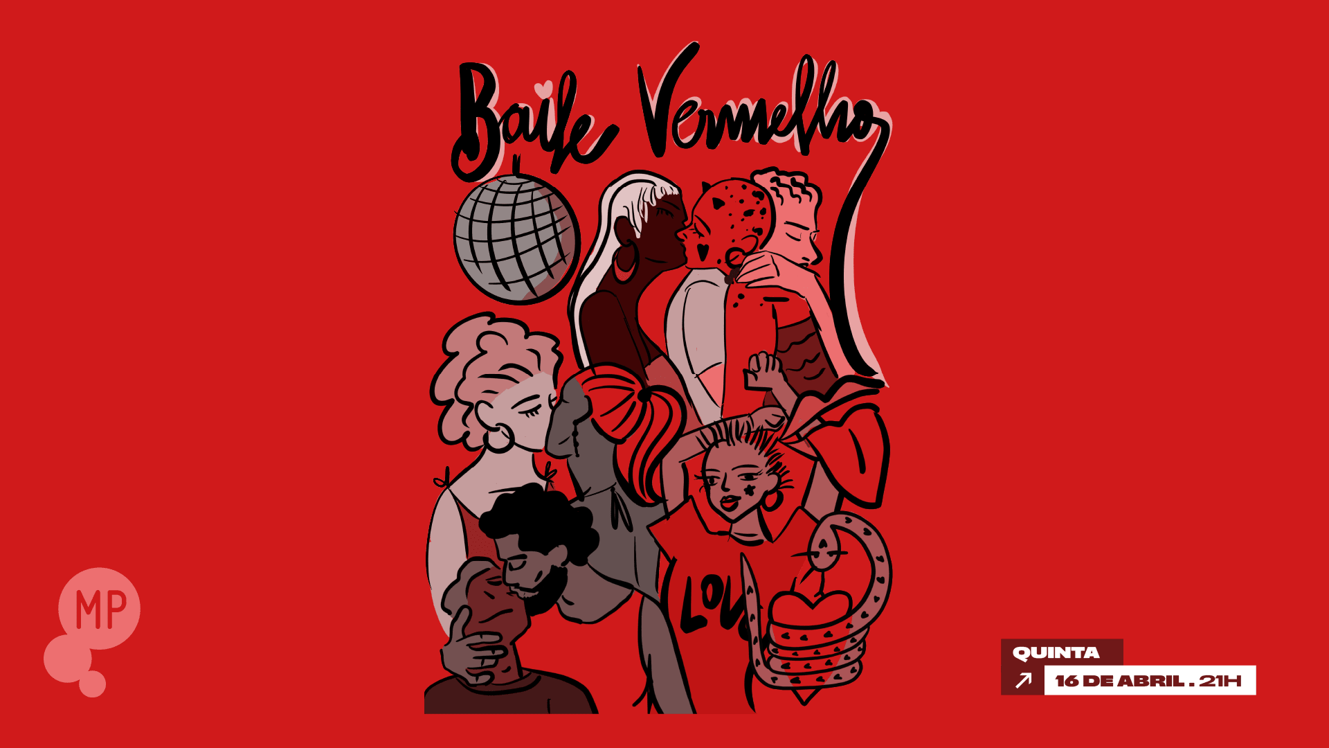 16/4 - Baile Vermelho 2a Edição No Mundo Pensante Cover