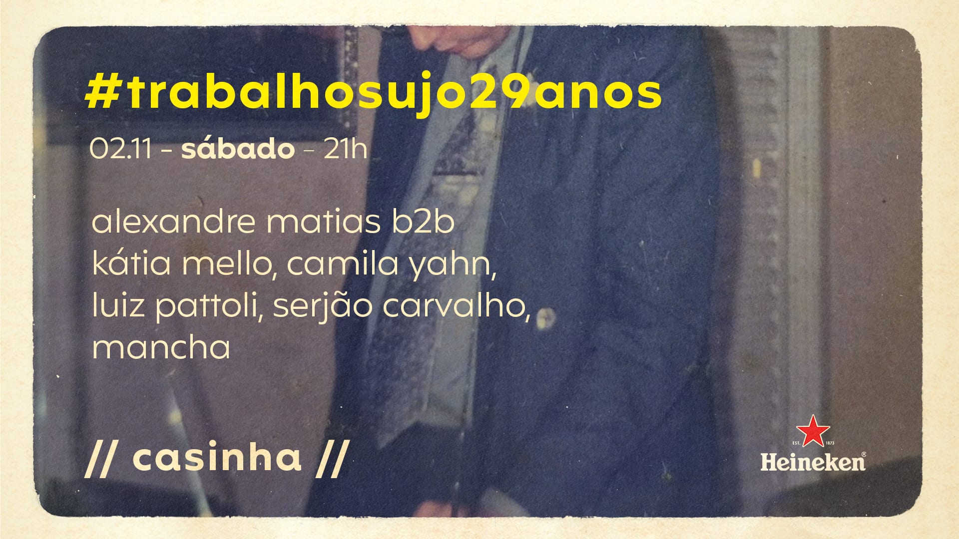 #Trabalhosujo29anos Na Casinha Cover