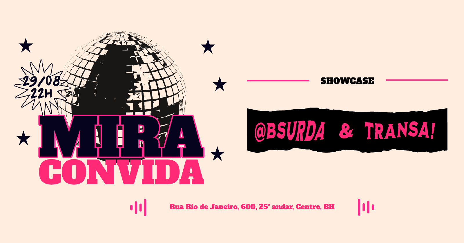 Mira Convida: Transa E @Bsurda 29/08 - 22h Cover