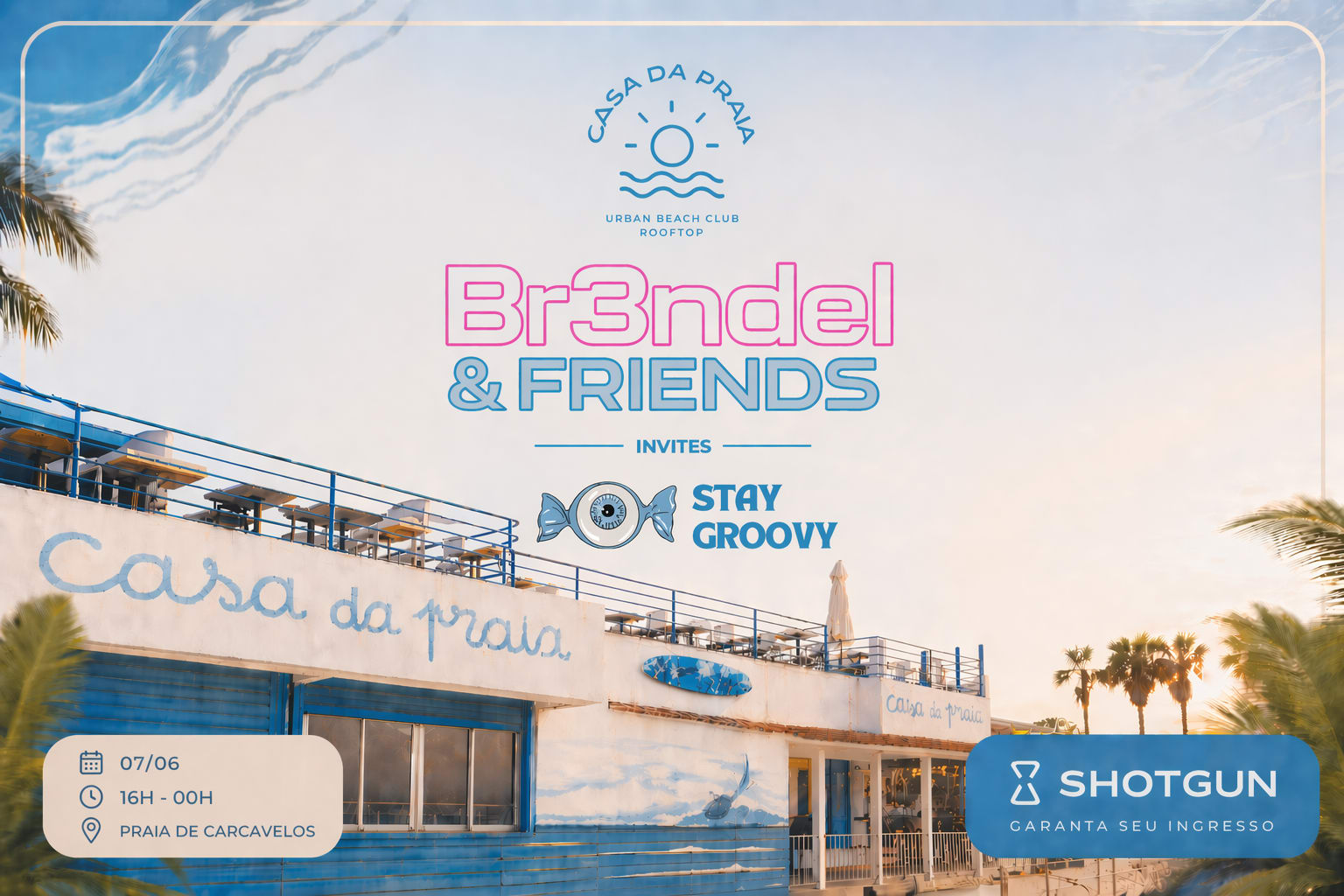 Sunset - Br3ndel & Friends Invites Stay Groovy Cover