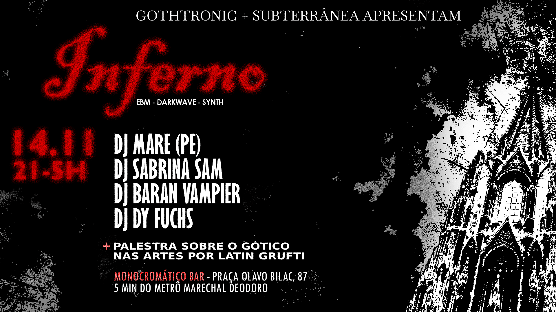 Inferno - Gothtronic & Subterrânea Cover