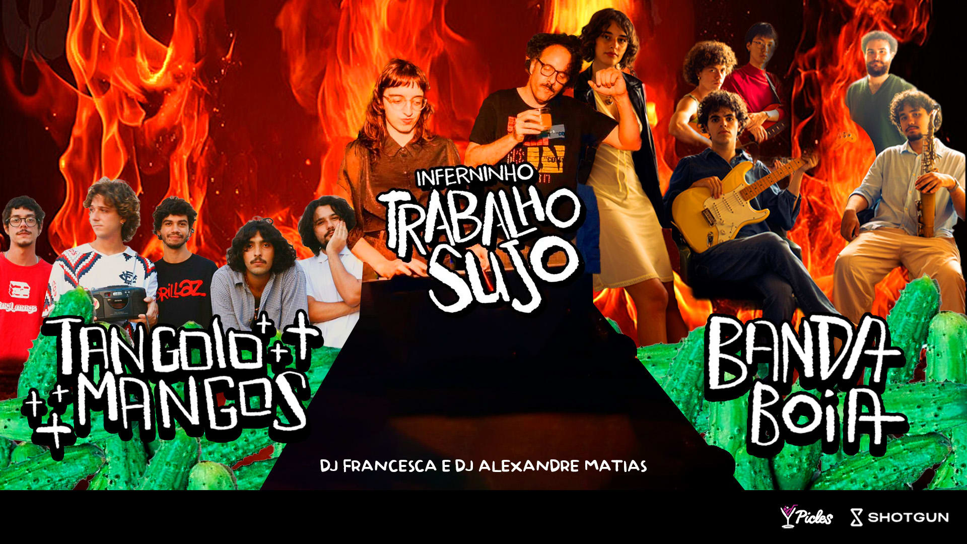 Tangolo Mangos E Banda Boia No Inferninho Trabalho Sujo Cover