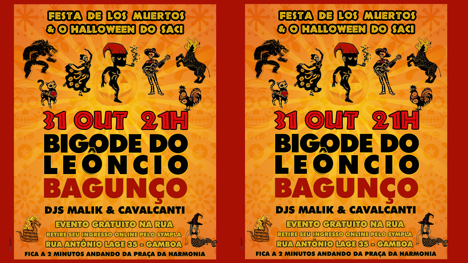 Festa De Los Muertos & O Halloween Do Saci Cover