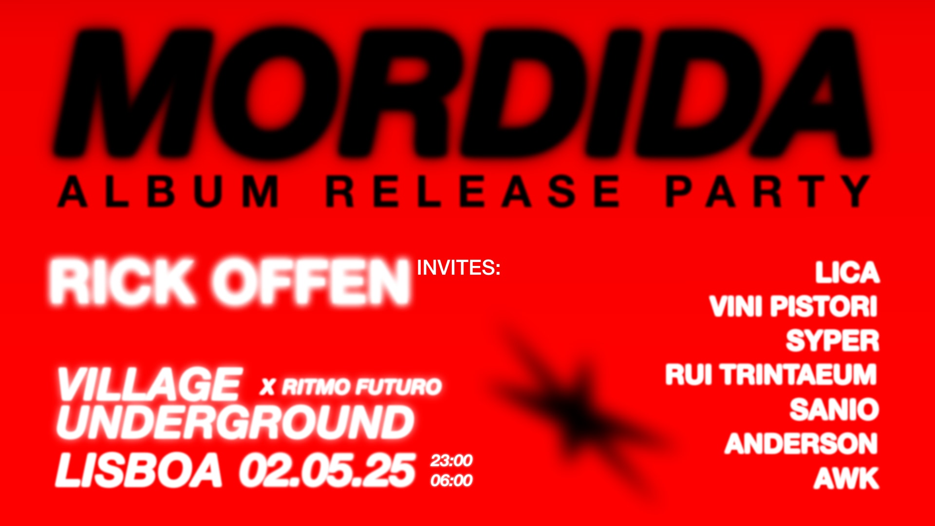 Mordida - Album Release Party By Ritmo Futuro Cover