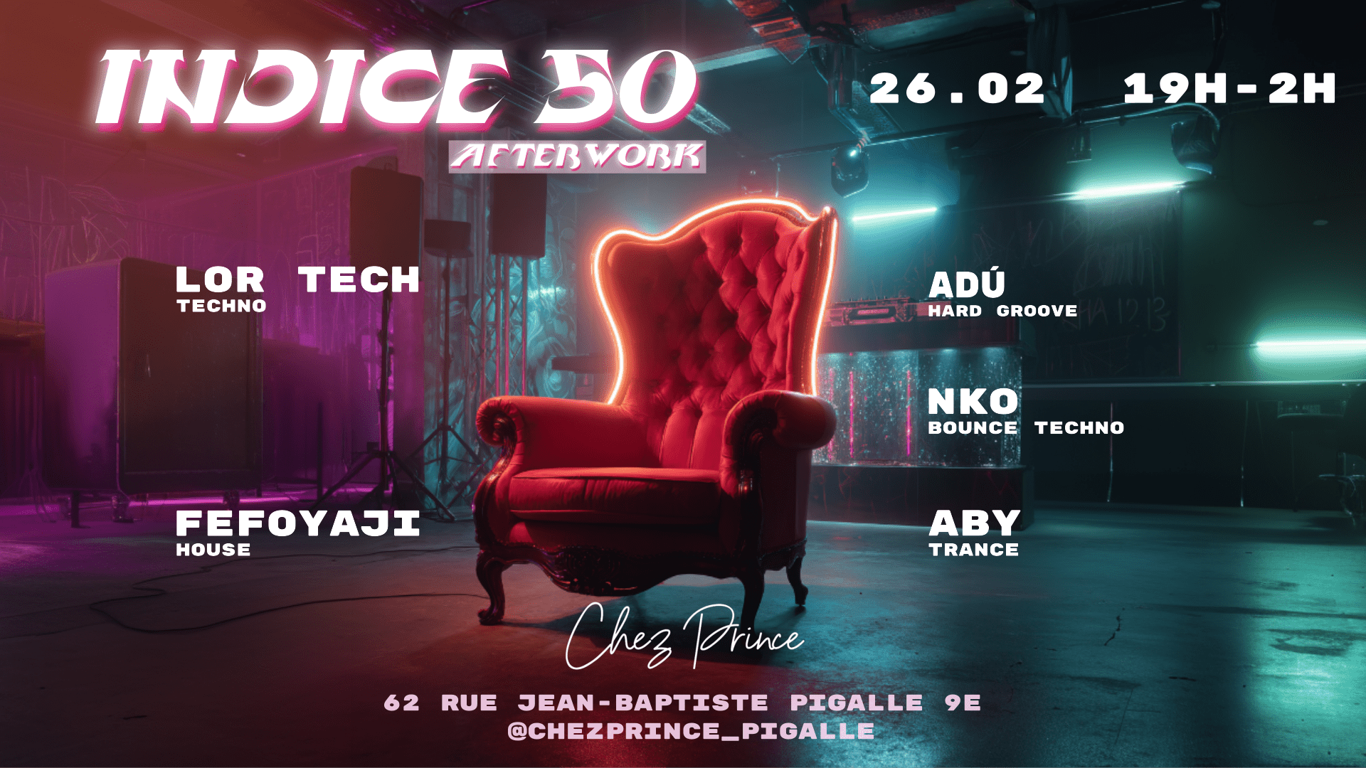 Indice 50 X Chez Prince W/ Lor Tech, Fefoyaji, Adú, Nko, Aby Cover