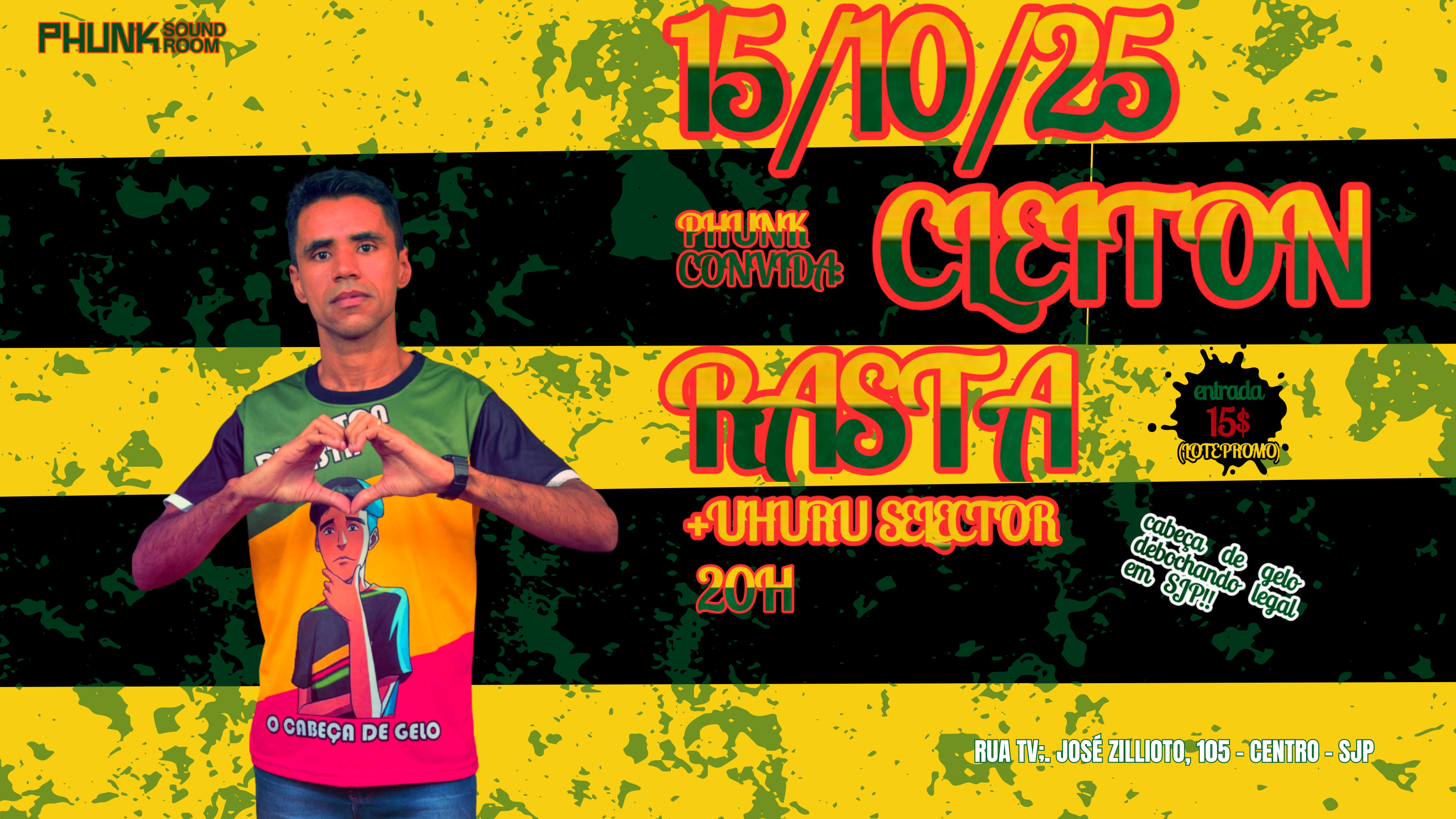 Phunk Sound Room Apres: Cleiton Rasta (Cabeça De Gelo) Cover