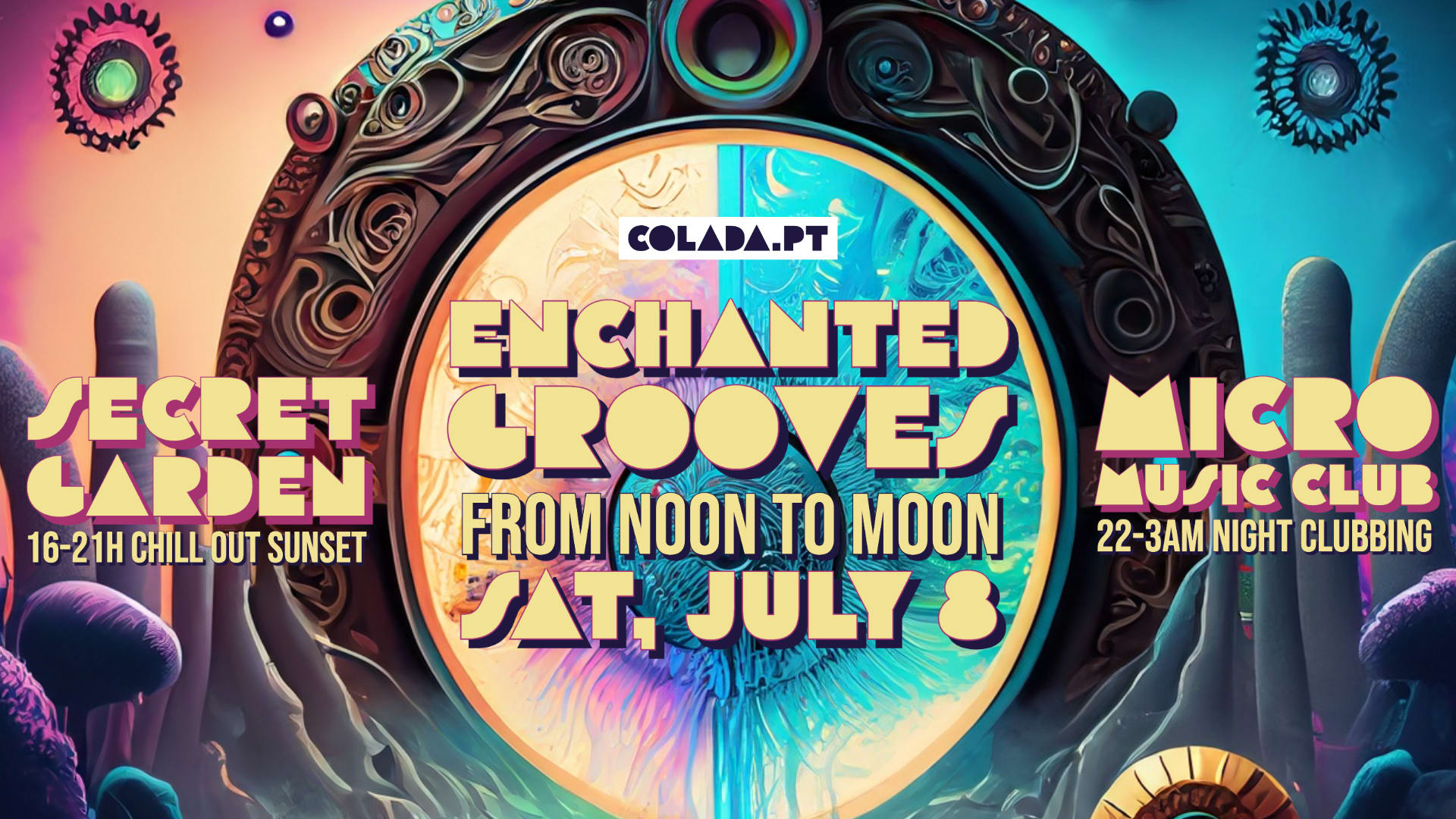 Colada | Enchanted Grooves July 8 Lisboa Cover