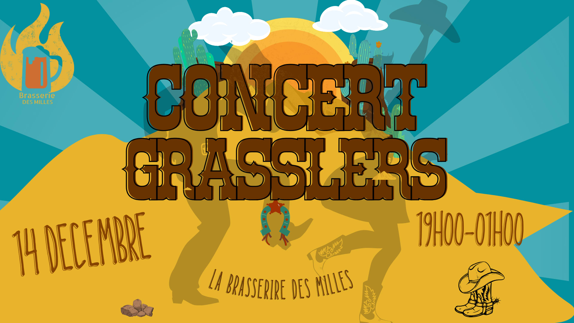 Concert Rock Country Américain Cover