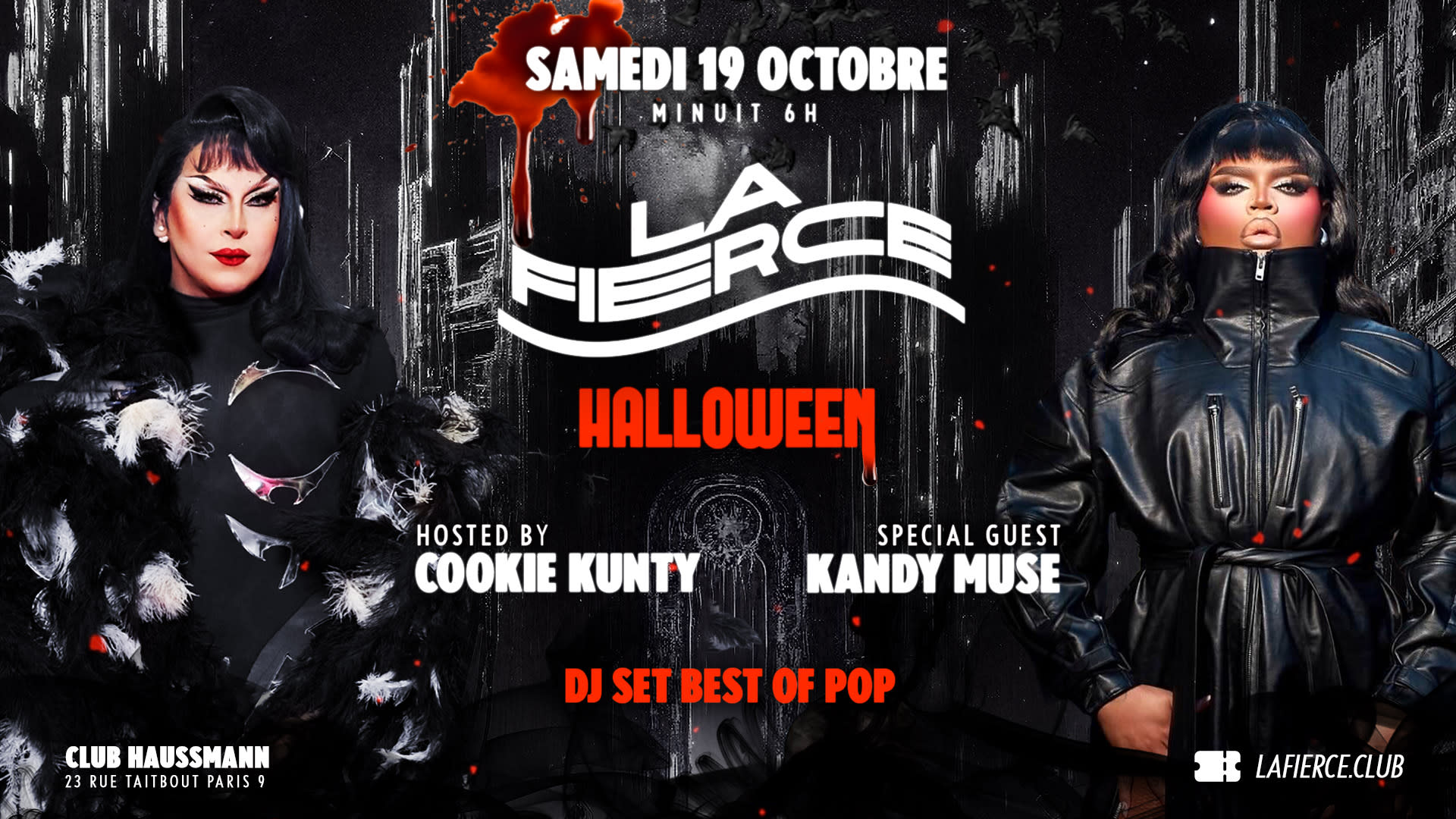 La Fierce Halloween @Club Haussmann Cover