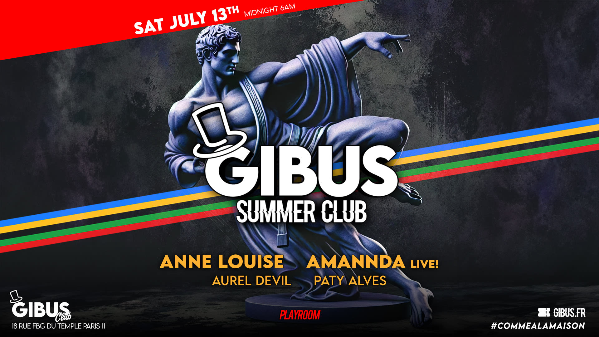 Gibus Summer Club Avec Anne Louise Cover