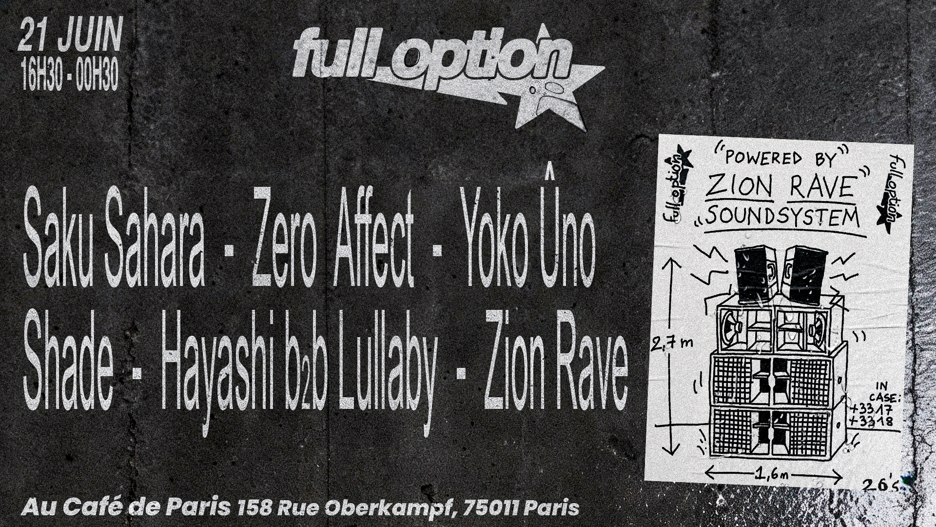 Full Option - Fete De La Musique (Free Open Air) Cover