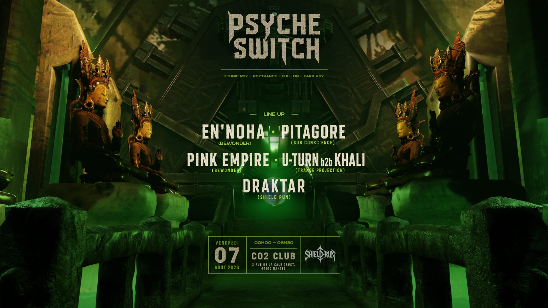 Psyche Switch W/ Pitagore & Bewonder & Trance Projection Cover