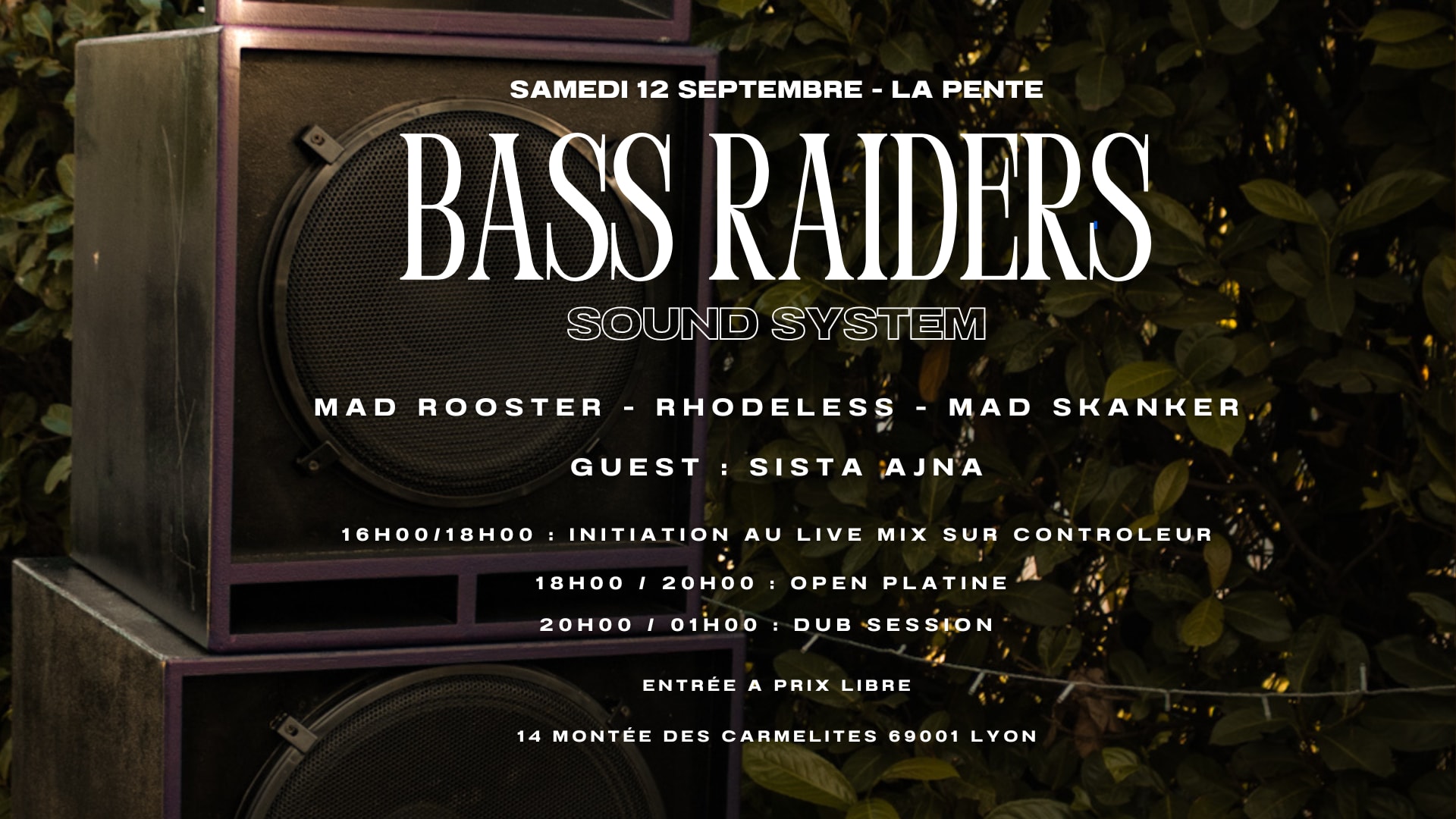 Bass Raiders Soundsystem Invite Sista Ajna [Dub / Bass] Cover