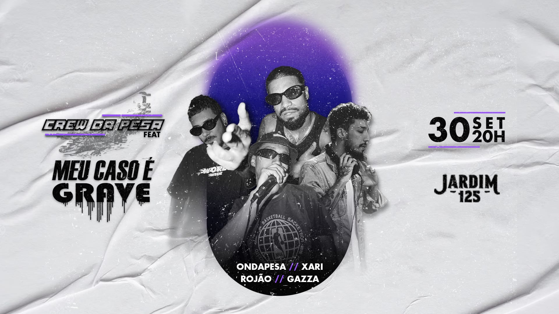 Crew Da Pesa Feat. Meu Caso É Grave Cover