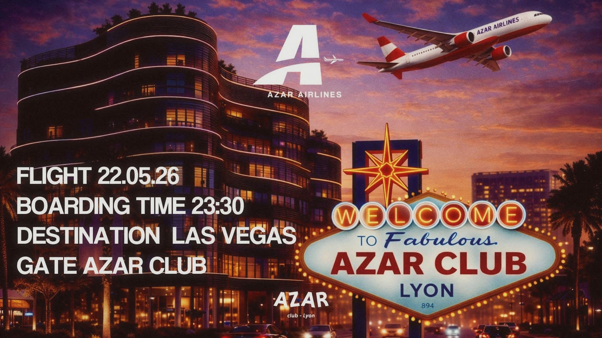 Azar Airlines - Vendredi 22 Mai Cover