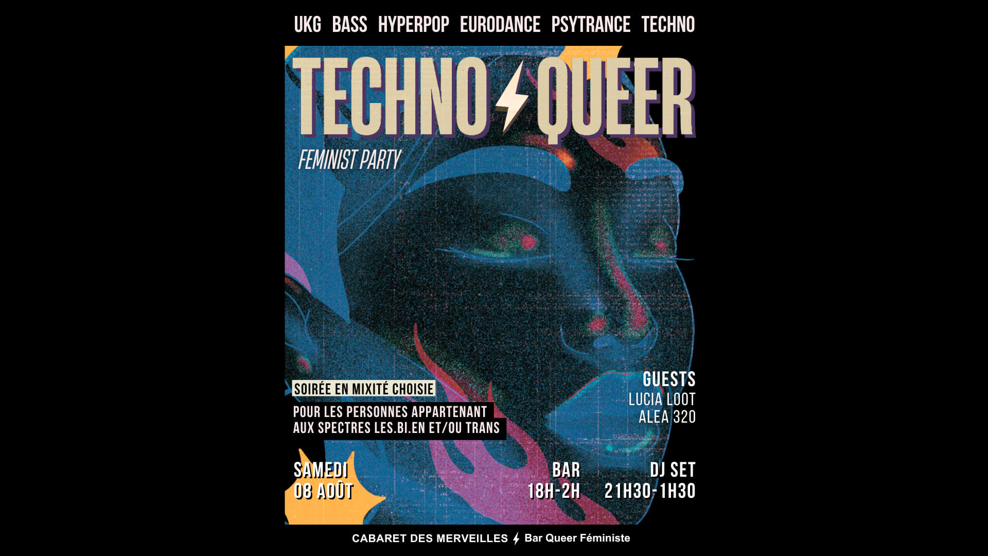 Techno Queer Feminist Party 08.08 Cover