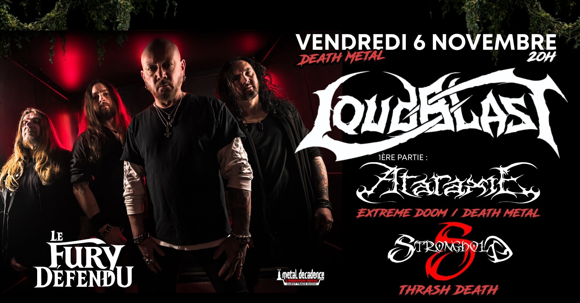 Loudblast / Ataraxie / Stronghold Cover