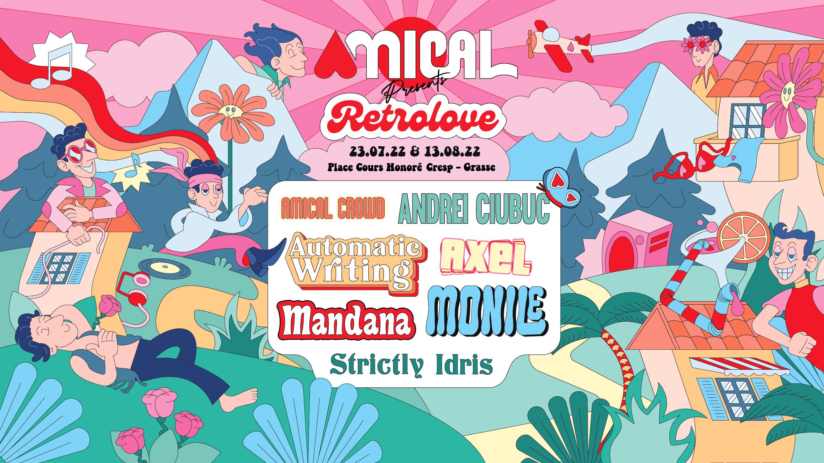 Amical Crowd Presents Retrolove Cover